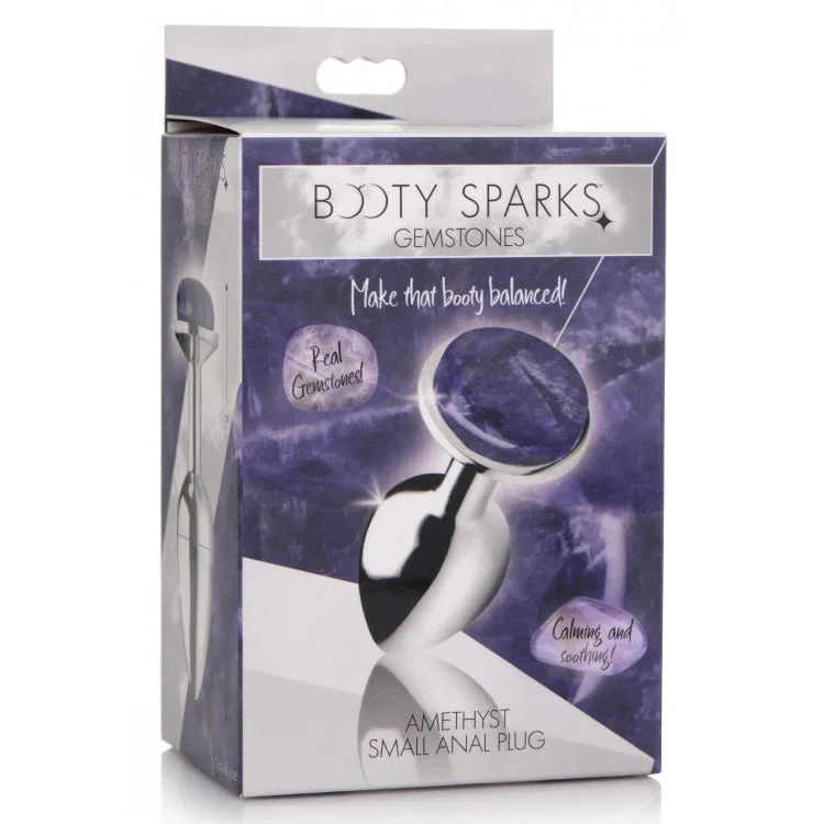 Booty Sparks Gemstones Amethyst Gem Small Anal Plug