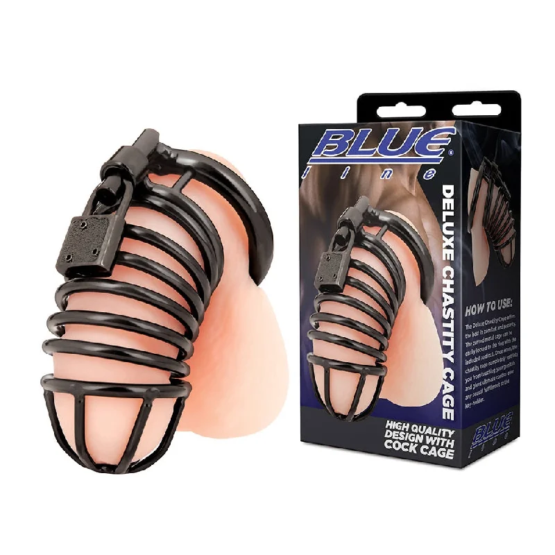 Deluxe Chastity Cage Black