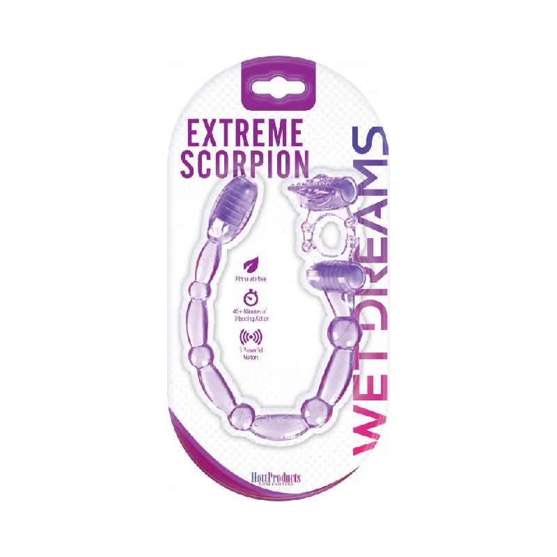 Super Xtreme Vibe - Scorpion With Dual Stinger Anal Vibe - Purple