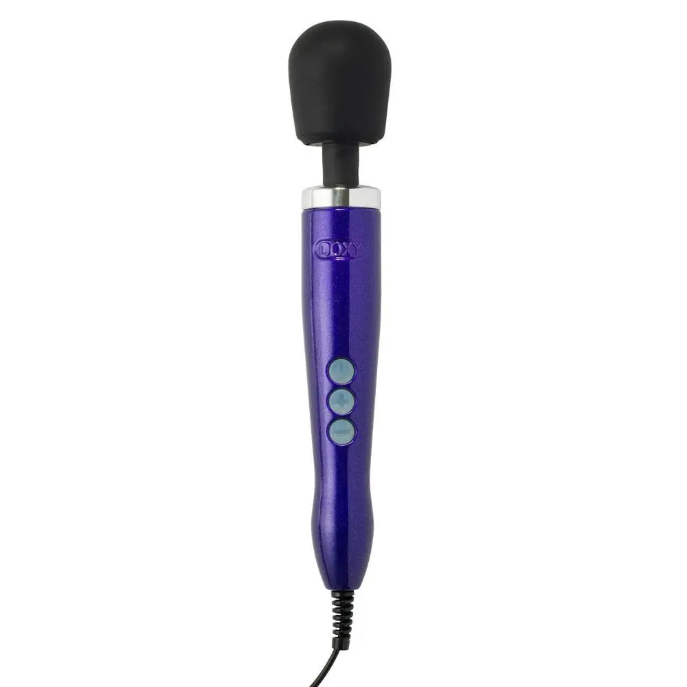 13.5-inch Doxy Silicone Purple Wand Massager with Uk Plug