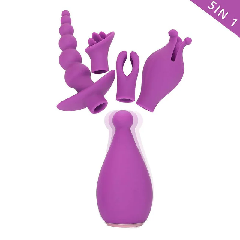 5 in 1 G spot Dildo Vibrator Replaces Nipple Clitoris Stimulator