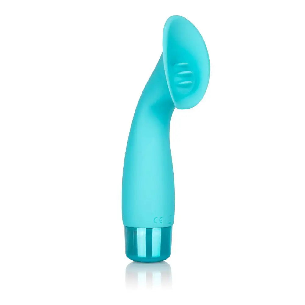 6.25-inch Colt Silicone Light Blue Clitoral Vibrators with 10-function