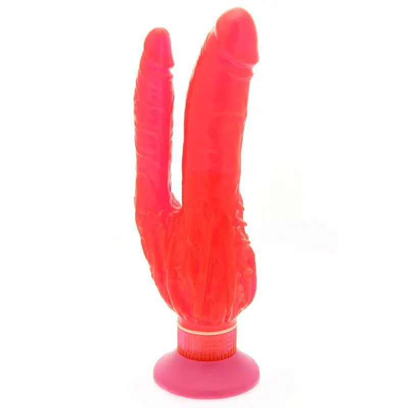 9-inch Pipedream Red Jelly Double-penetrator Waterproof Vibrator