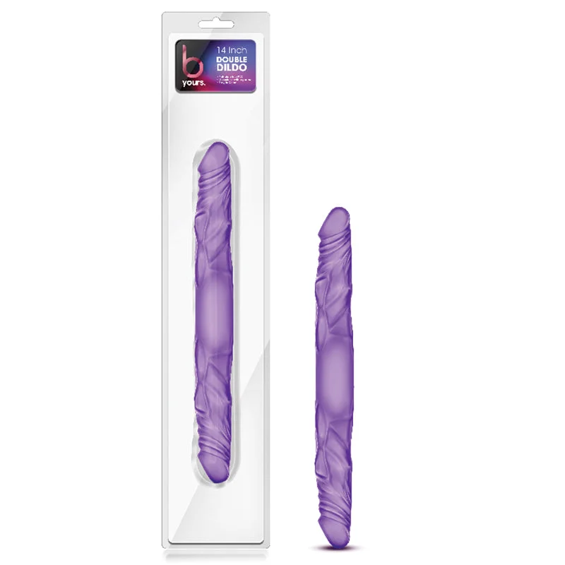 Blush B Yours 14 in. Double Dildo Purple