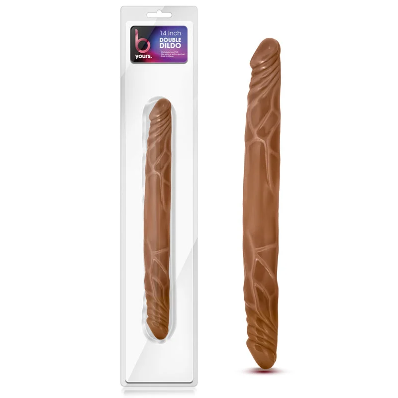 Blush B Yours 14 in. Double Dildo Tan