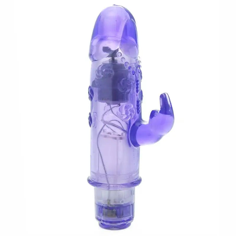 Colt Clear Blue Rabbit Vibrator with 9 Powerful Functions and Clit Stim