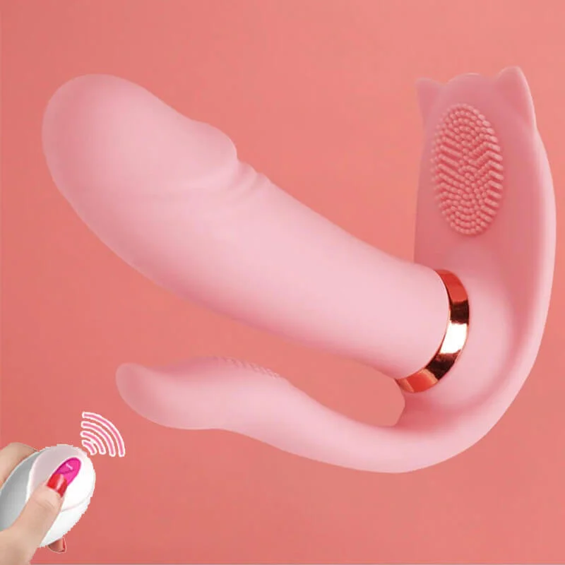 Cute Cat 3 spots Wireless Vibrators