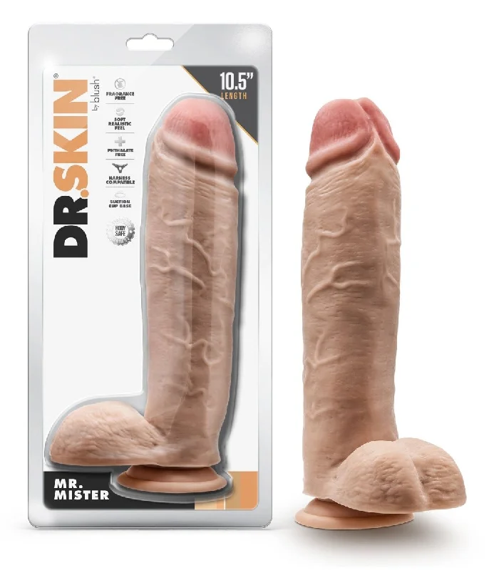 Dr. Skin - Mr. - Inch Dildo With Balls - Beige