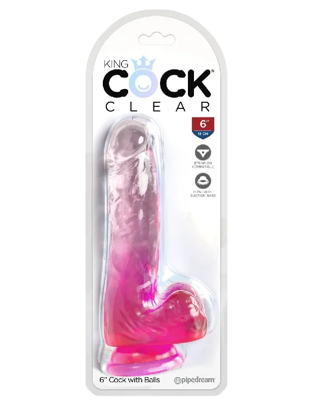 King Cock Clear Inch With Balls