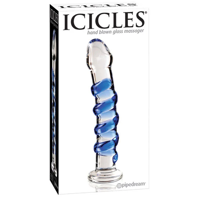 Icicles No 5 Glass Dong 7 Inches Clear