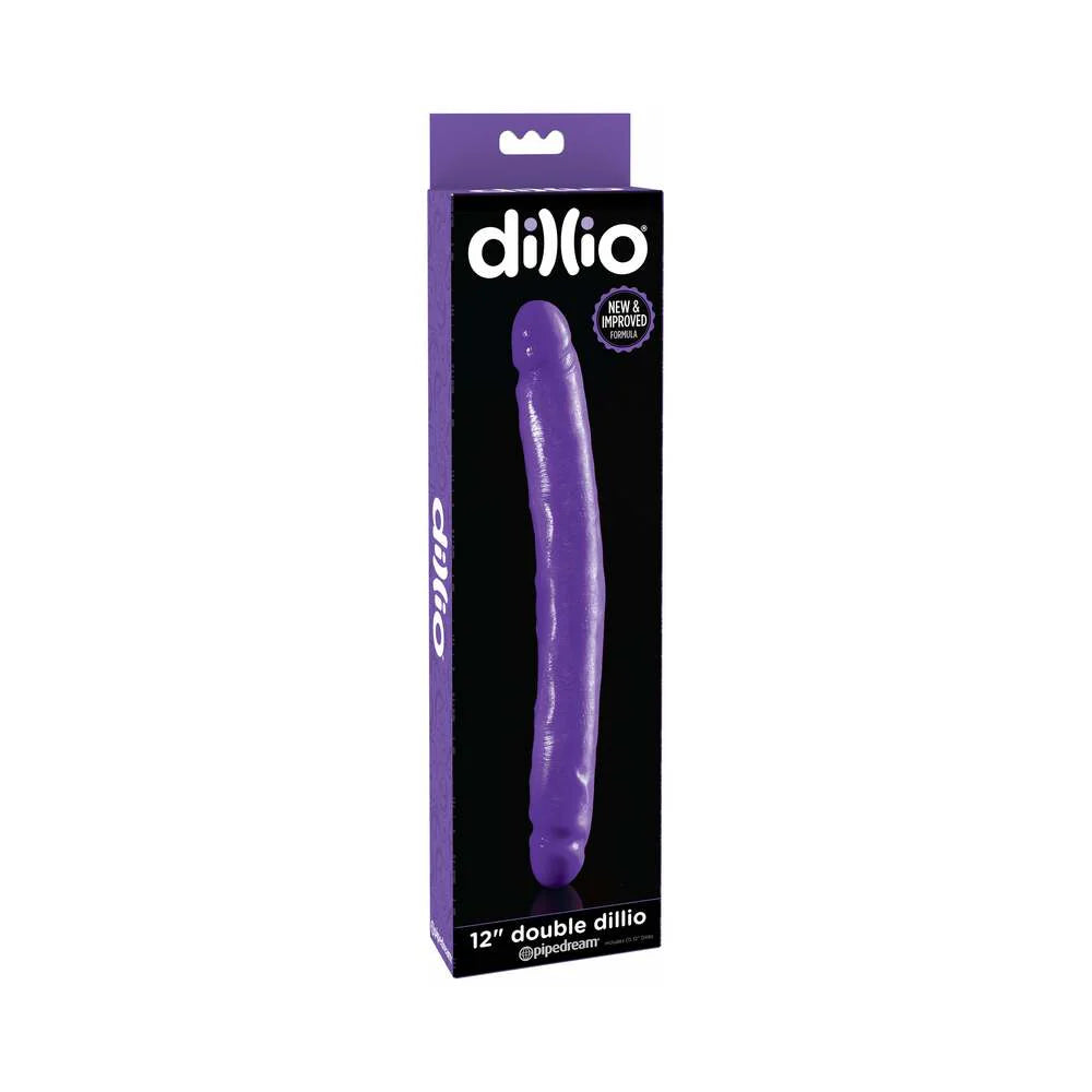 Pipedream Dillio 12 in. Double Dong Realistic Dual-Ended Dildo