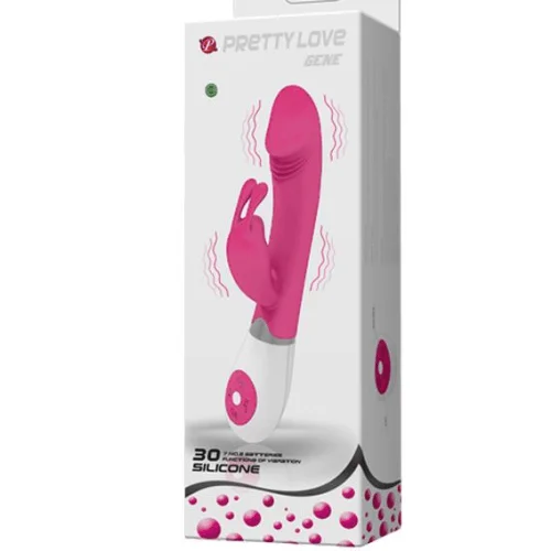 Pretty Love Dual Motion G Spot & Clitoral Rabbit Vibrator 'Gene' Battery Operated