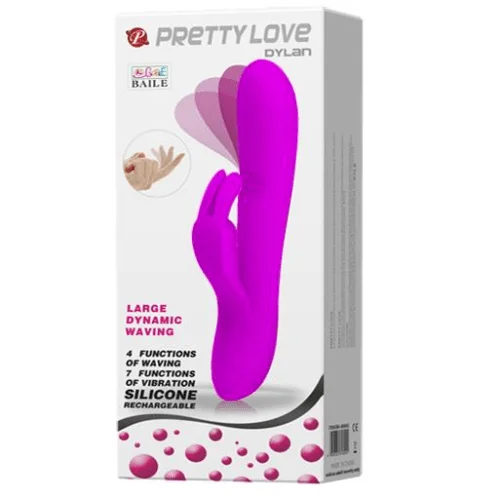 Pretty Love Premium Super G Spot Enhancer Rabbit Vibrator Dylan 'Purple' NEW RELEASE