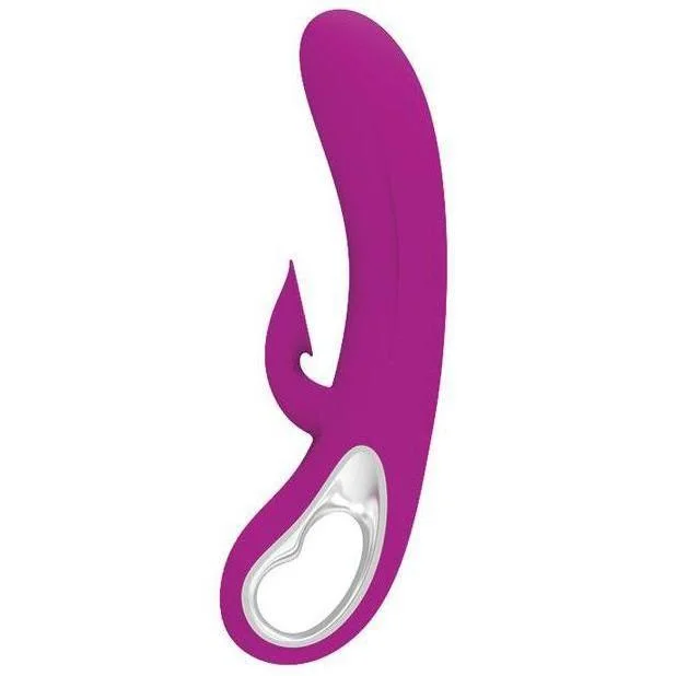 Vibrator - Rabbit Style Vibrating and Suction Rechargeable Vibrator - 12 Function