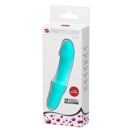 Mini Vibrator Bullet by Pretty Love  "Stev" AQUA