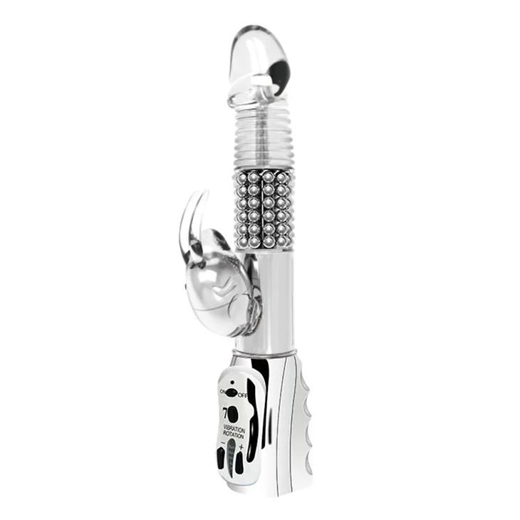 Vibrator - Rabbit Style 7 Function with Rotating Beads