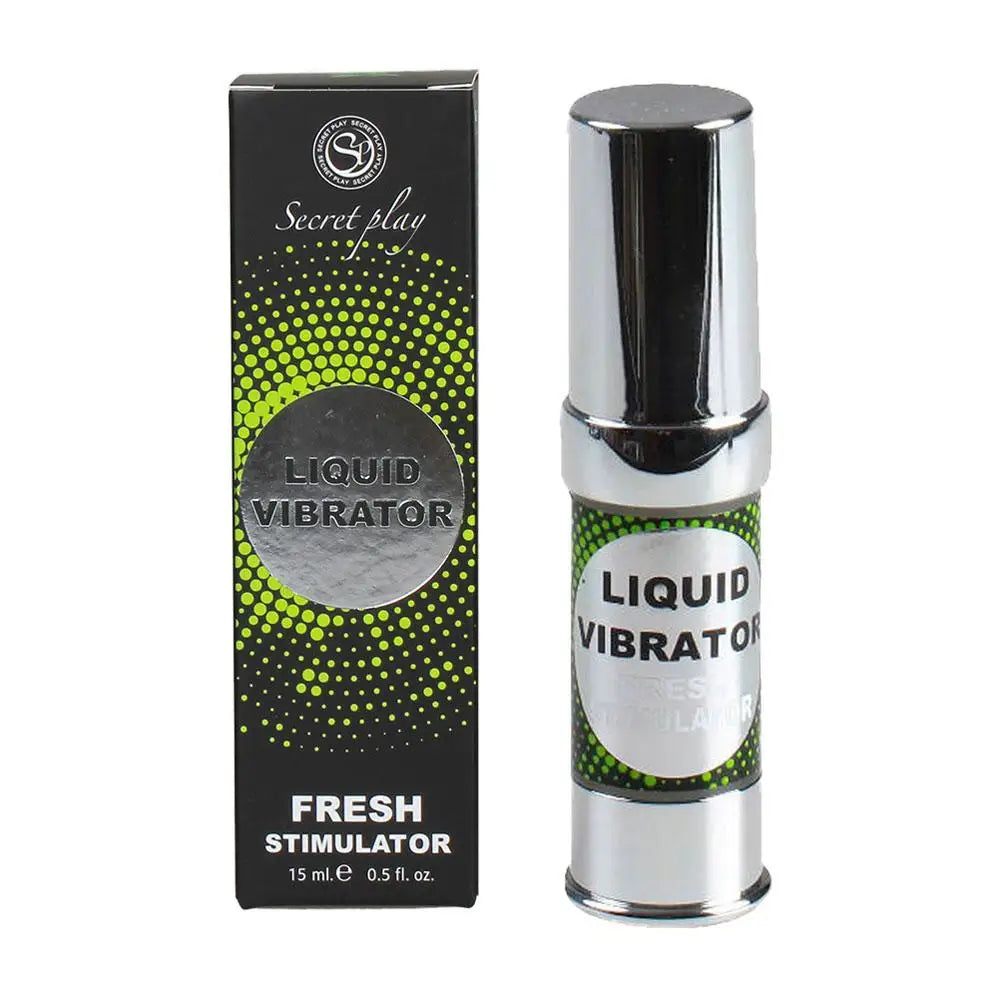 Secret Play Liquid Vibrator Unisex Fresh Stimulating Gel, 15ml/ 0.5fl.oz