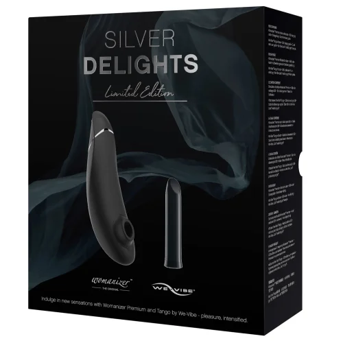 Silver Delights collection womanizer/tango limited edition vibrator set