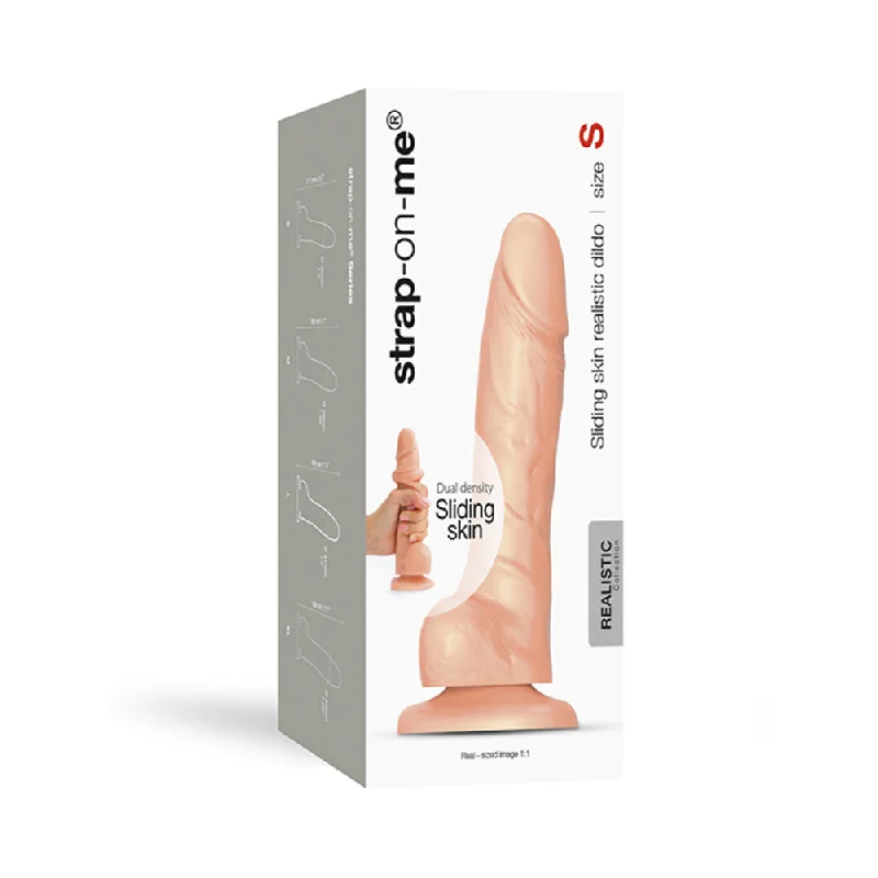 Strap-on-me S Sliding Skin Realistic Dildo Vanilla