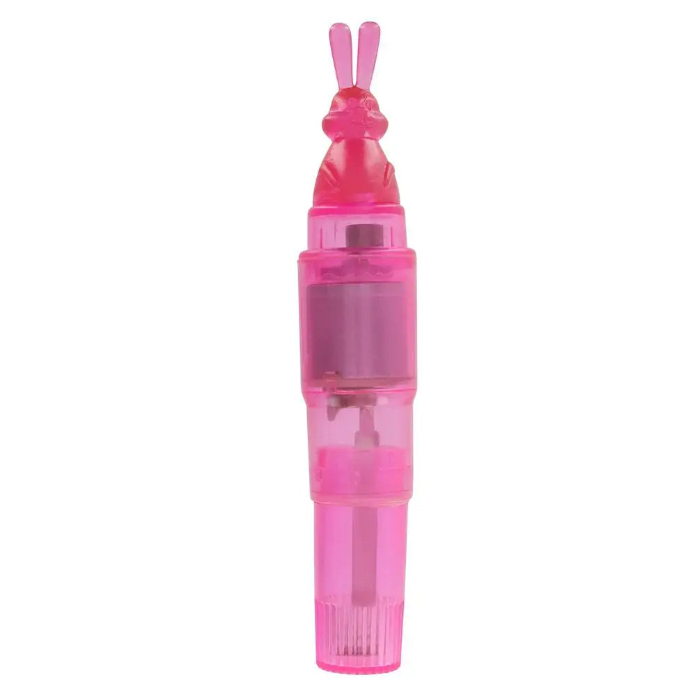 Toy Joy Pink Waterproof Bunny Vibrator with Clit Stim