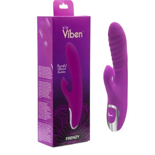 Viben Frenzy Suction Rabbit Vibe Berry