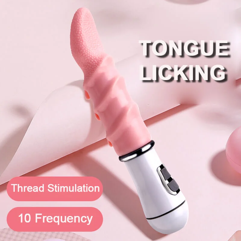 Stick Tongue Flapping Female Vibrator