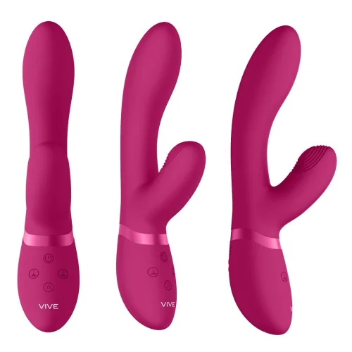 Pulse Clitoral Rabbit  Vibrator by VIVE - Kyra - Pink