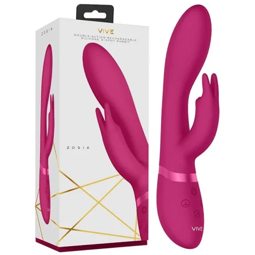 G-Spot Rabbit Vibrator by VIVE - Zosia in Classic Pink