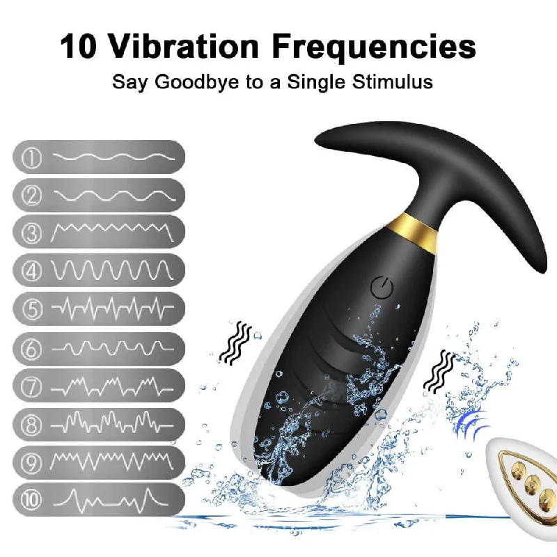 Wearable Silicone Anal Butt Plug Vibrator