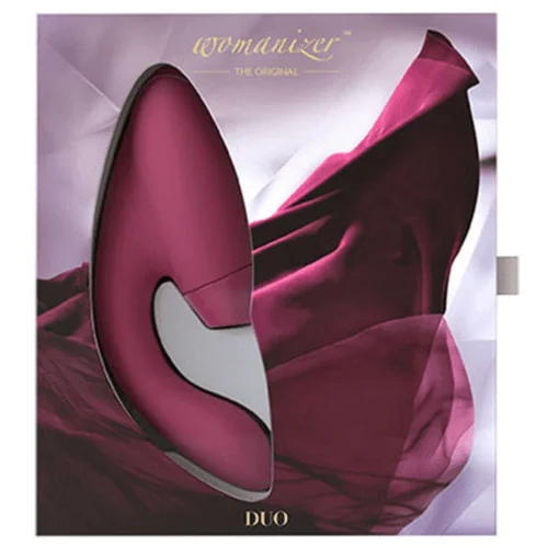 WOMANIZER DUO CLITORAL & G SPOT STIMULATOR BORDEAUX Burgundy