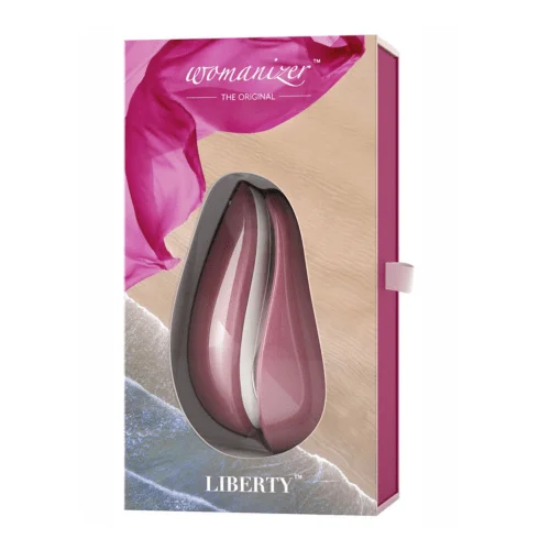 WOMANIZER LIBERTY CLITORAL VIBRATOR PINK ROSE