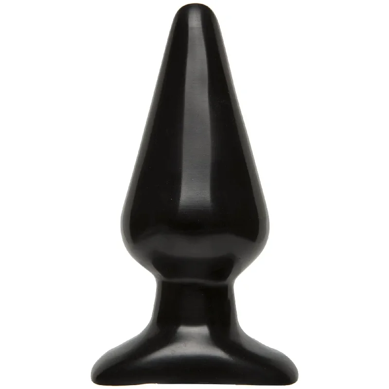 Classic Butt Plug Smooth - Large - Black