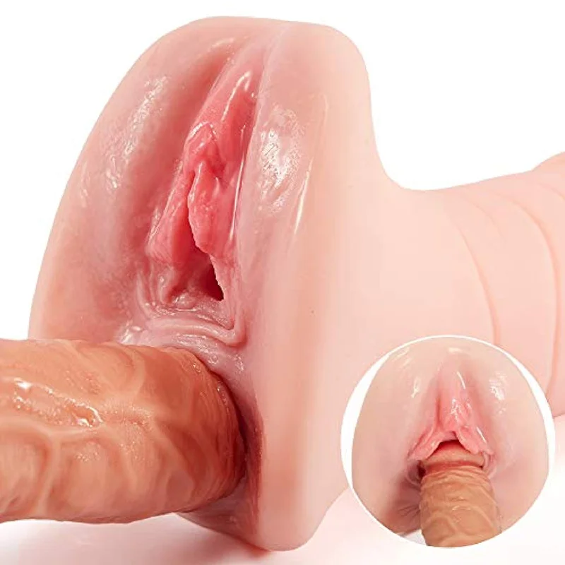 Double Penetration Masturbator 3D Channel Couples Toy