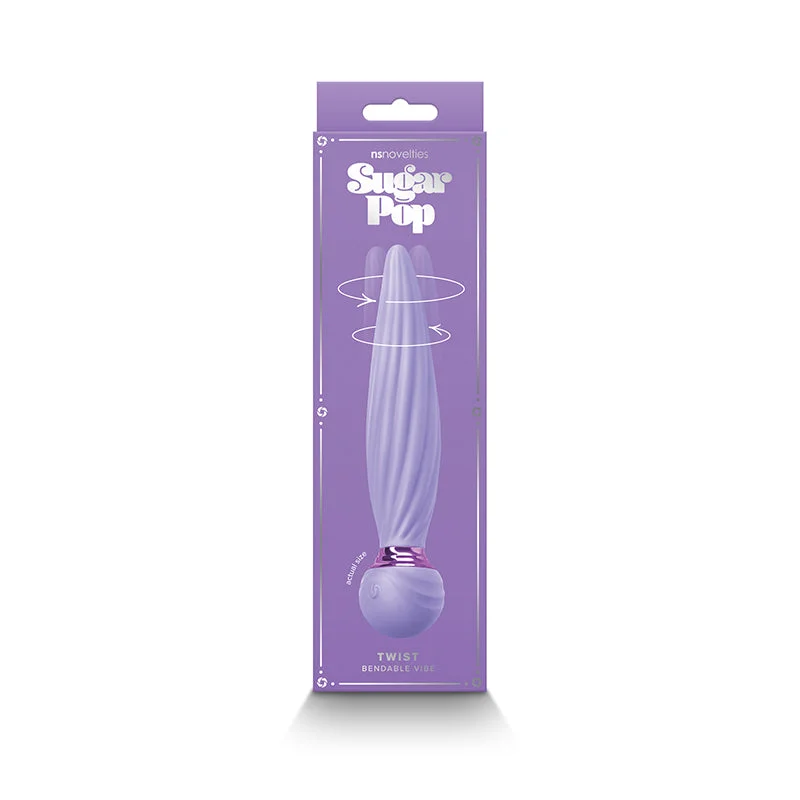 Sugar Pop Twist Gyrating Bendable Vibe Purple