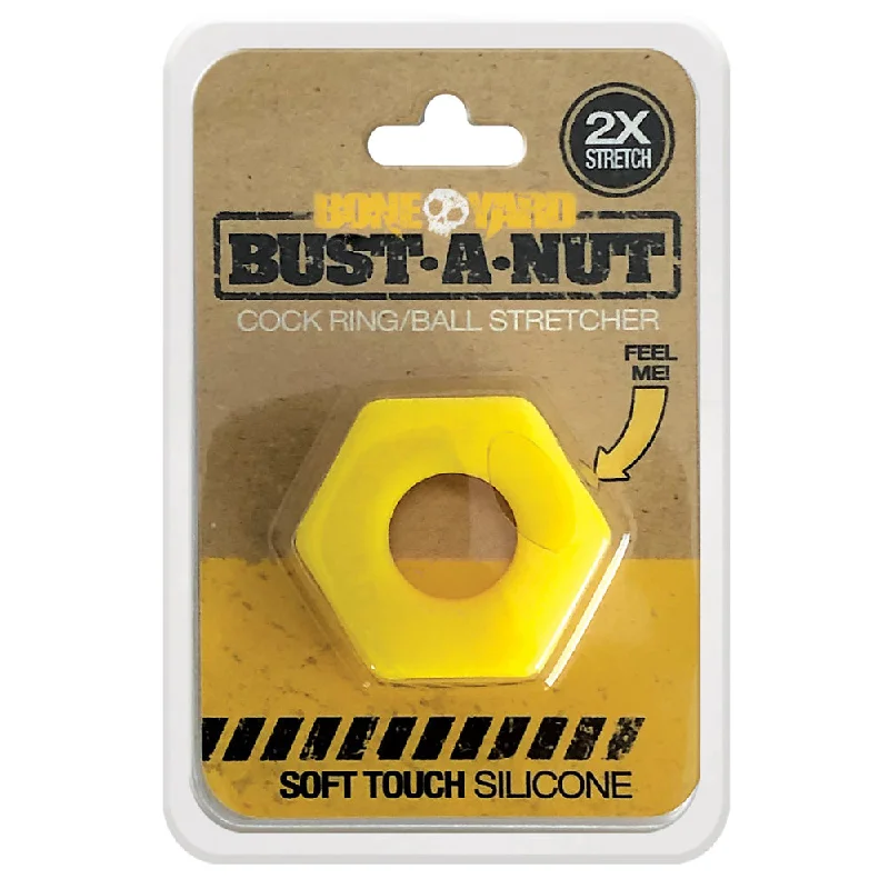 Bust a Nut Cock Ring - Yellow