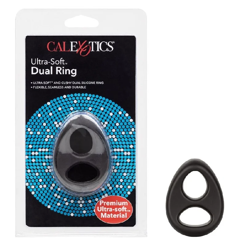 Ultra Soft Tear Drop Silicone Dual Cock & Ball Ring by Cal Exotics