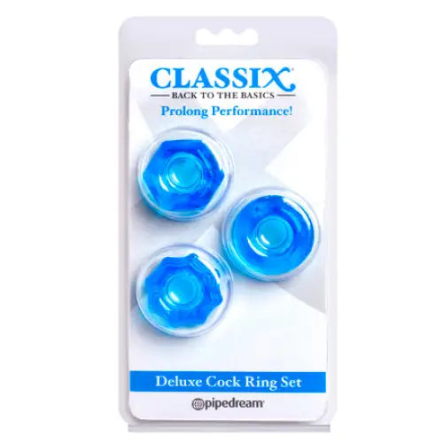 Classix 3-Piece Deluxe Cock Ring Set