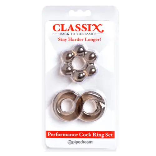 Classix 3-Piece Performance Cock Ring Set