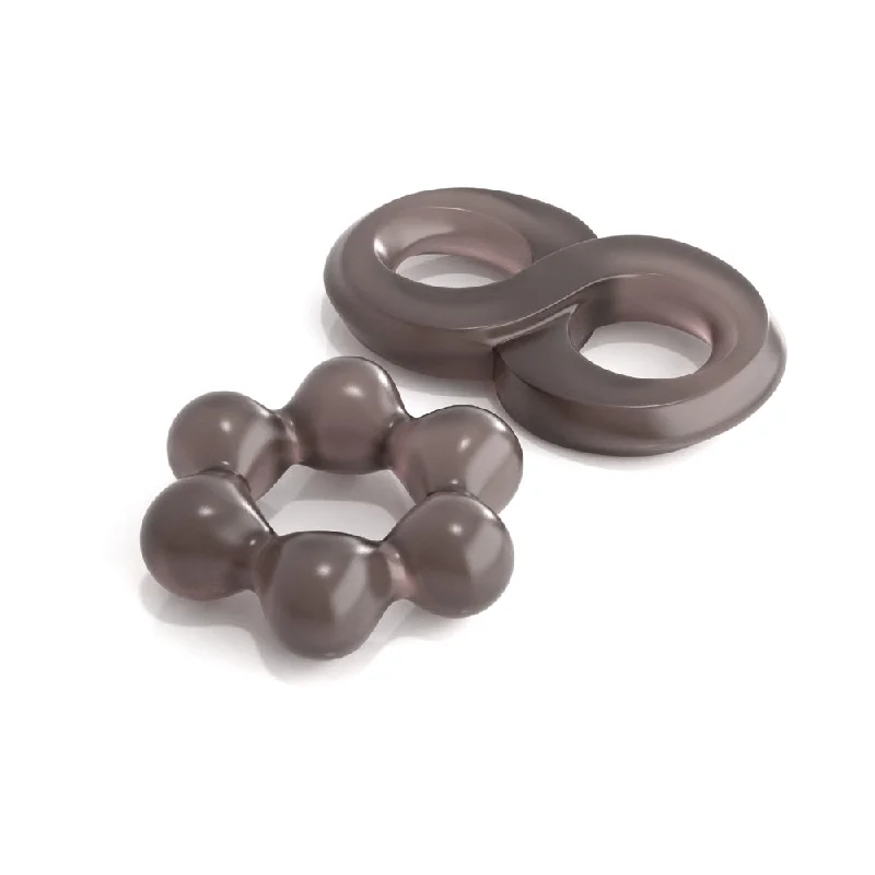 Classix Performance Cock Ring Set,Smoke