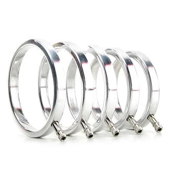 ElectraStim ElectraRings Solid Metal Cock Rings - 5 pack