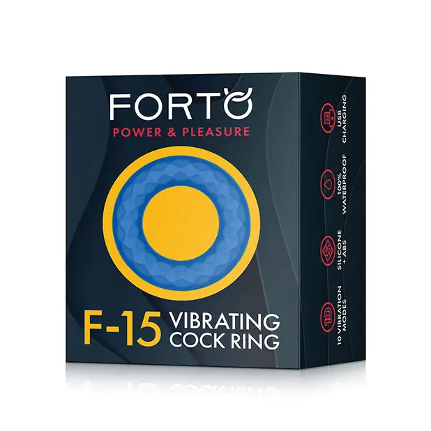 Forto F-15 Rechargeable Silicone Vibrating Cock Ring