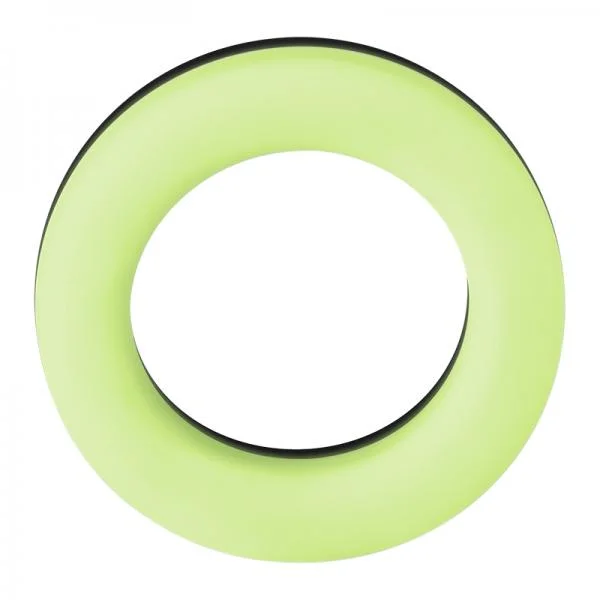 Forto F-19: 100% Liquid Silicone 2 Tone C-ring Gitd/black