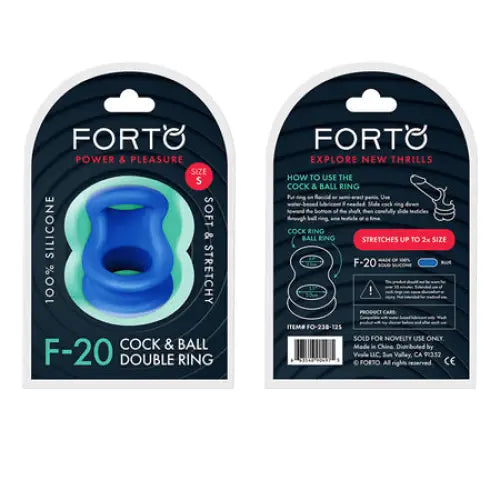 Forto F-20 Liquid Silicone Cockring & Ball Stretcher