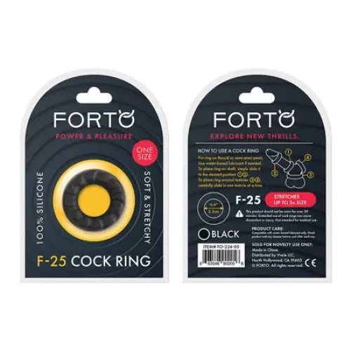 Forto F-25 Liquid Silicone 23mm Cock Ring