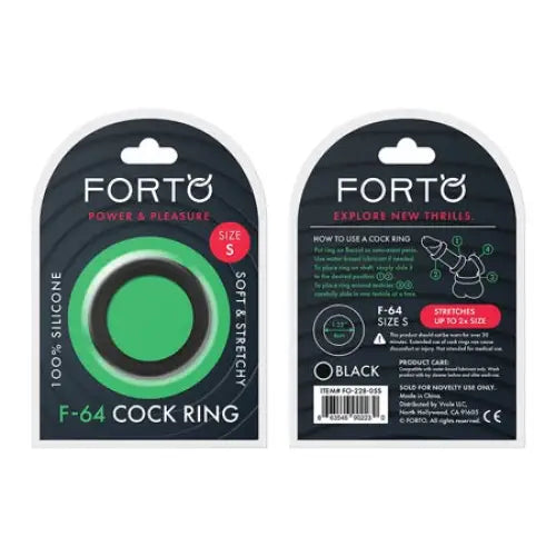 Forto F-64 Wide Liquid Silicone Cock Ring