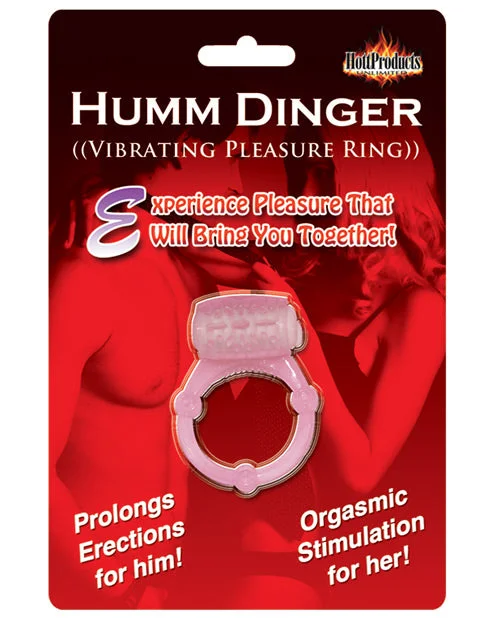 Humm Dinger Vibrating Cockring - Magenta