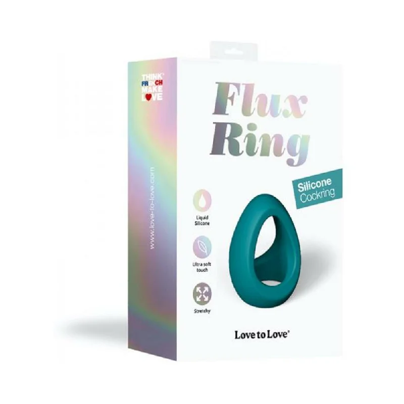 Love To Love Cockring Flux Ring Petrol Blue