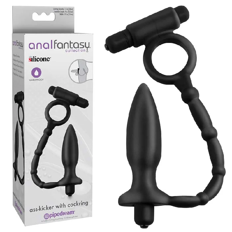 Anal Fantasy Ass Kicker With Cock Ring by Pipedream Products