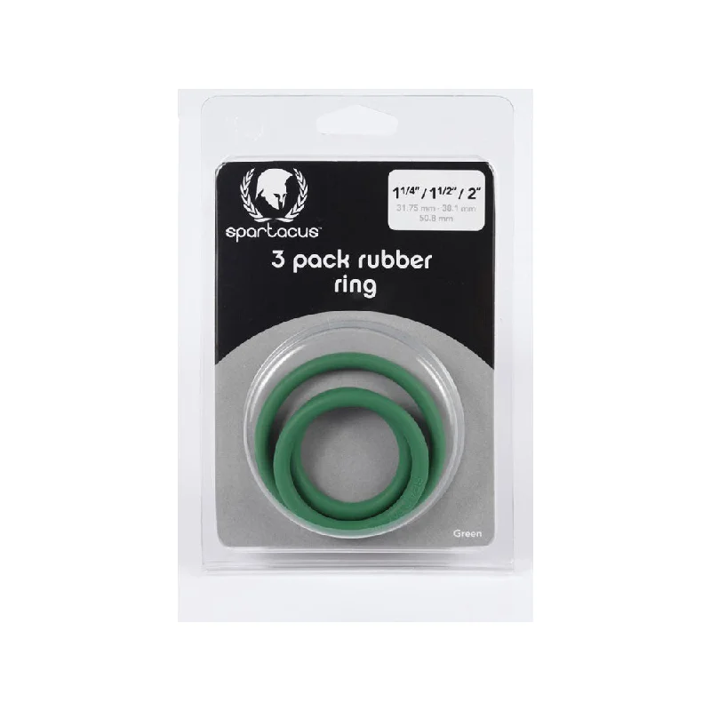 Rubber C-Ring Set 1.25 1.5 2" - Green