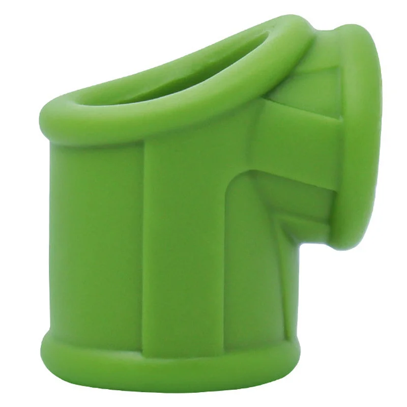 ruff GEAR Liquid Silicone Cock Pipe and Ballstretcher Green